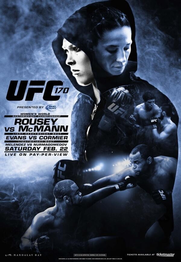 UFC 170 Poster