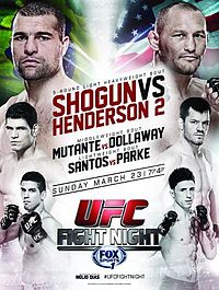 UFC Fight Night Shogun vs Henderson