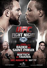 UFC Fight Night Bader vs Saint Preux